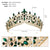 Retro Crown Alloy Inlay Rhinestones Party Headpieces Crown