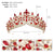 Retro Crown Alloy Inlay Rhinestones Party Headpieces Crown