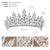 Retro Crown Alloy Inlay Rhinestones Party Headpieces Crown