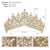 Retro Crown Alloy Inlay Rhinestones Party Headpieces Crown