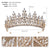 Retro Crown Alloy Inlay Rhinestones Party Headpieces Crown