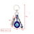 Retro Devil's Eye Glass Unisex Bag Pendant Keychain