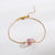 Retro Devil's Eye Rope Copper 18k Gold Plated Pearl Bracelets In Bulk