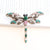 Retro Dragonfly Alloy Inlay Rhinestones Unisex Brooches