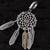 Retro Dreamcatcher Feather Copper Plating Charms Jewelry Accessories