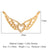 Retro Electrocardiogram Snake Copper Plating Inlay Zircon 18k Gold Plated Charms Jewelry Accessories