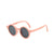 Retro Ethnic Style Round Ac Round Frame Full Frame Kids Sunglasses