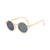 Retro Ethnic Style Round Ac Round Frame Full Frame Kids Sunglasses