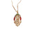 Retro Ethnic Style Virgin Mary Heart Shape Alloy Copper Rhinestones Pendant Necklace In Bulk