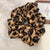 Retro Fabric Leopard Print Headband Wide Version High Skull Top Modified Face High Sense Pink Leopard Print Headband Hair Clip Hair Ring For Women