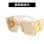 Retro Fashion Letter Women's Sunglasses