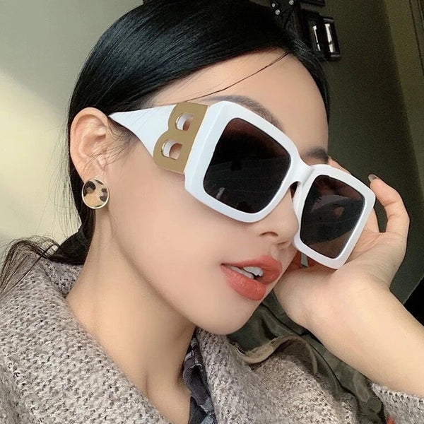 Retro Fashion Letter Women's Sunglasses