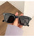 Retro Fashion Simple Style Pc Square Full Frame Men's Sunglasses