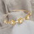 Retro Flower Alloy Handmade Artificial Pearls Hair Band