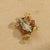 Retro Frog Alloy Inlay Rhinestones Women's Men's Brooches 1 Piece