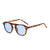 Retro Geometric Ac Oval Frame Full Frame Women's Sunglasses