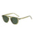 Retro Geometric Ac Oval Frame Full Frame Women's Sunglasses