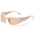 Retro Geometric Ac Special-Shaped Mirror Full Frame Kids Sunglasses