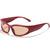 Retro Geometric Ac Special-Shaped Mirror Full Frame Kids Sunglasses