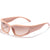 Retro Geometric Ac Special-Shaped Mirror Full Frame Kids Sunglasses