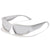 Retro Geometric Ac Special-Shaped Mirror Full Frame Kids Sunglasses