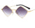 Retro Geometric Ac Special-shaped Mirror Full Frame Women's Sunglasses