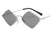 Retro Geometric Ac Special-shaped Mirror Full Frame Women's Sunglasses