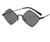 Retro Geometric Ac Special-shaped Mirror Full Frame Women's Sunglasses