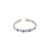 Retro Geometric Eye Copper Zircon Open Ring In Bulk