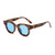 Retro Geometric Pc Oval Frame Full Frame Women's Sunglasses