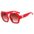 Retro Geometric Pc Polygon Full Frame Women's Sunglasses