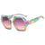 Retro Geometric Pc Polygon Full Frame Women's Sunglasses