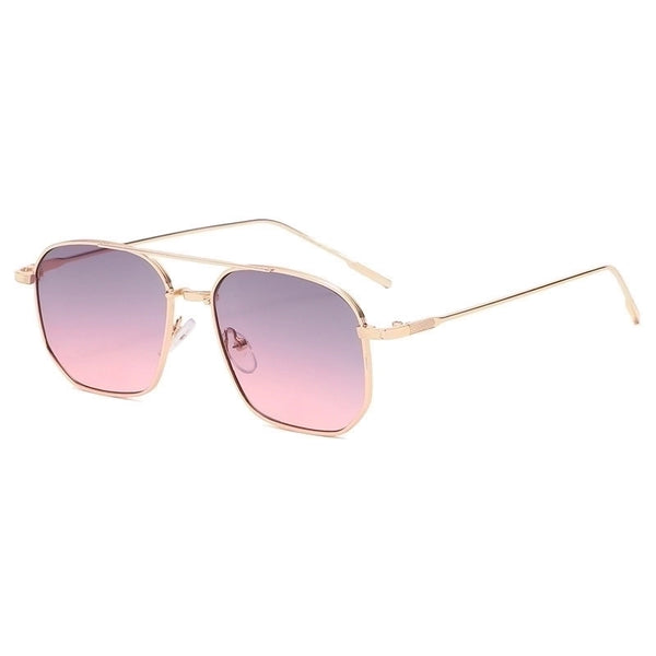 Retro Geometric Pc Polygon Full Frame Women's Sunglasses