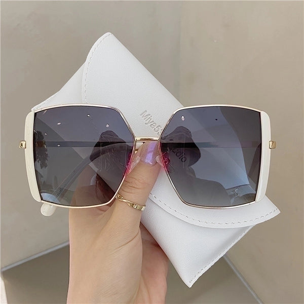 Retro Geometric Pc Polygon Full Frame Women's Sunglasses