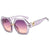 Retro Geometric Pc Polygon Full Frame Women's Sunglasses