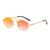 Retro Geometric Pc Round Frame Full Frame Women's Sunglasses