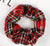 Retro Geometric Plaid Cloth Hair Tie