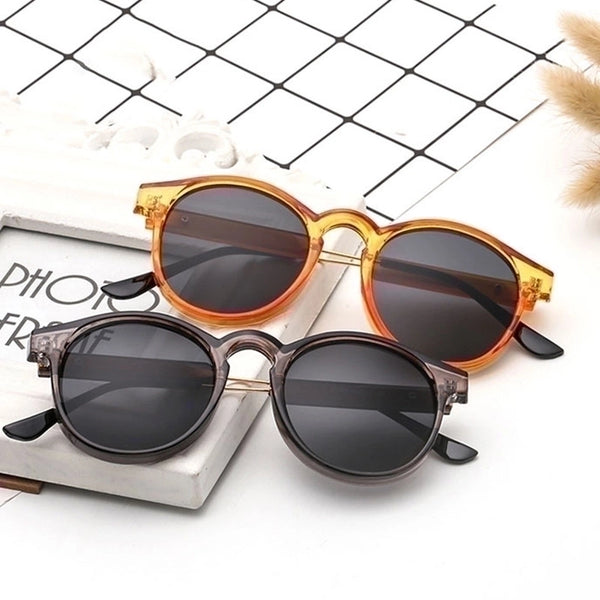 Retro Geometric Resin Cat Eye Full Frame Women's Sunglasses