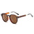 Retro Geometric Resin Cat Eye Full Frame Women's Sunglasses