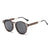 Retro Geometric Resin Cat Eye Full Frame Women's Sunglasses