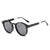 Retro Geometric Resin Cat Eye Full Frame Women's Sunglasses