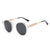 Retro Geometric Resin Cat Eye Full Frame Women's Sunglasses