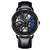 Retro Geometric Single Folding Buckle Quartz Men's Watches