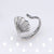 Retro Geometric Titanium Steel Plating Open Ring 1 Piece