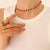 Retro Geometric Titanium Steel Zircon Bracelets Earrings Necklace