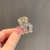 Retro Geometric Transparent Acrylic Small Catch Clip Wholesale