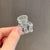 Retro Geometric Transparent Acrylic Small Catch Clip Wholesale