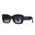 Retro Gradient Color Ac Square Full Frame Glasses