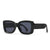 Retro Gradient Color Ac Square Full Frame Glasses