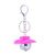 Retro Hat Glass Plating Keychain